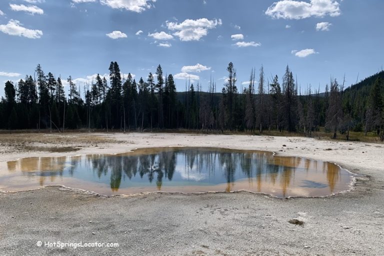 Black Sand Basin Obsidian Sand And Handkerchief Pool In Yellowstone Black Sand Basin Obsidian Sand And Handkerchief Pool In Yellowstone